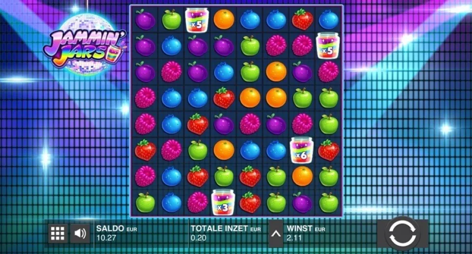 Jammin' Jars slot review 1000 spins door Meneer Casino